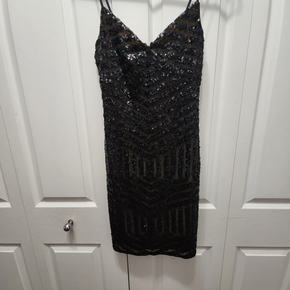 Express Sequin Mini Dress